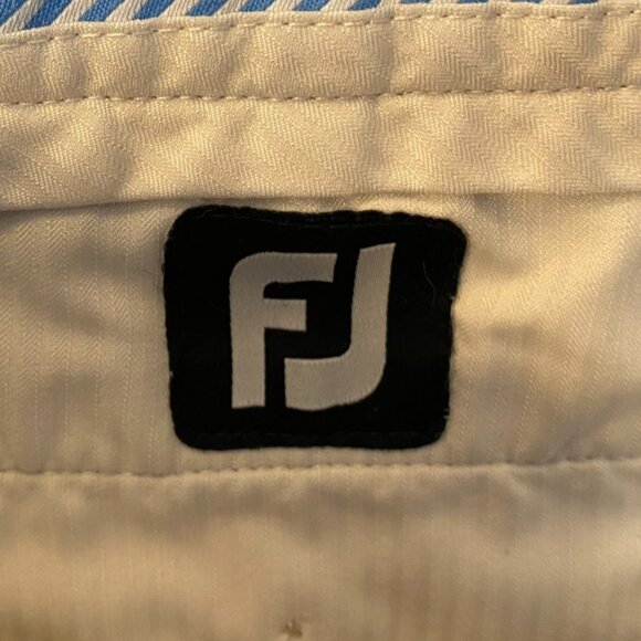 FootJoy Mens Pants 40x32 Beige Flat-Front Golf Embroidered Logo - Picture 6 of 9